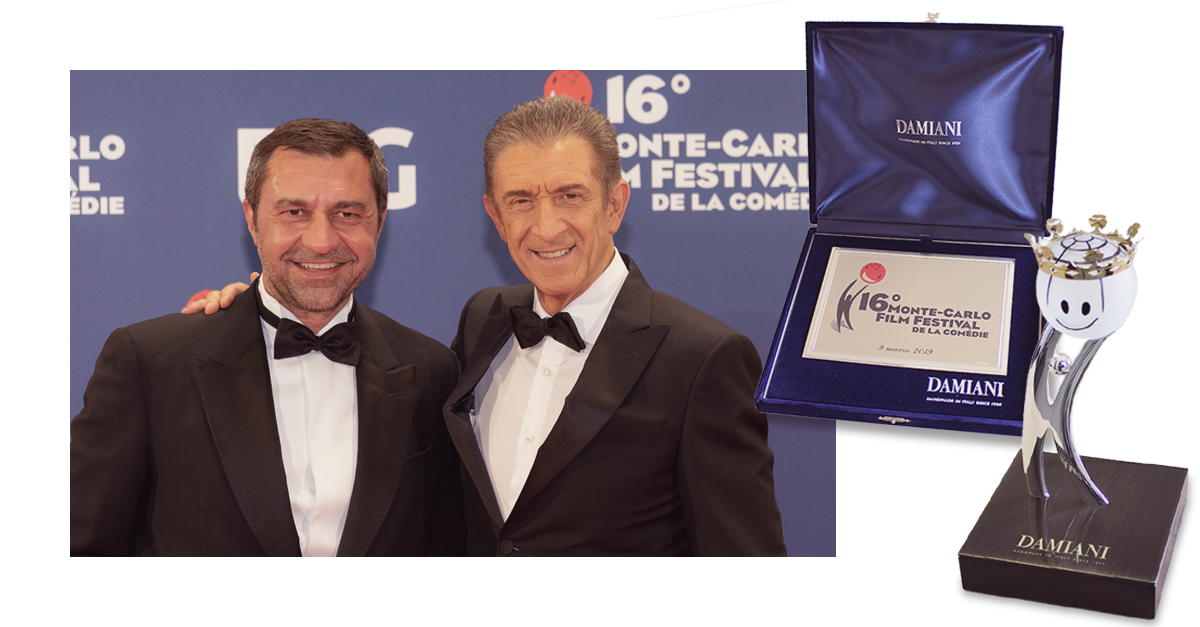 Damiani disegna i premi per la 16a edizione di MCFF – Montecarlo Film Festival de la Comédie.