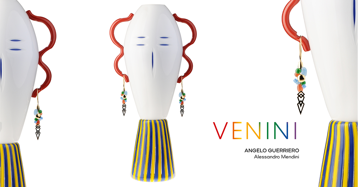 “Angelo Guerriero” di Venini protagonista della campagna di lancio della Design Week
