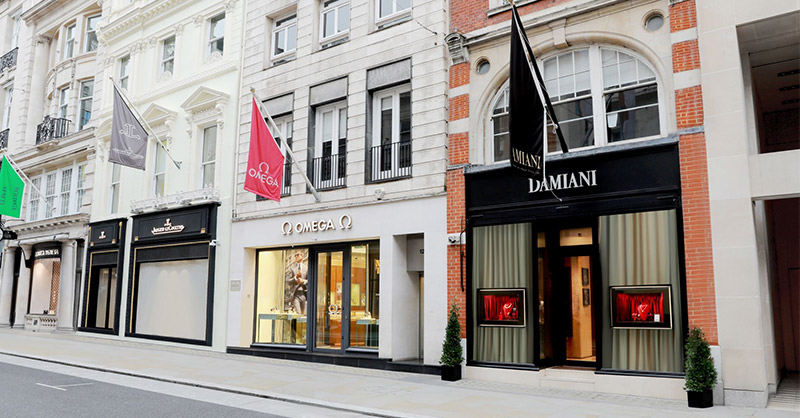 DAMIANI ANNOUNCES THE REOPENING OF ITS LONDON BOUTIQUE