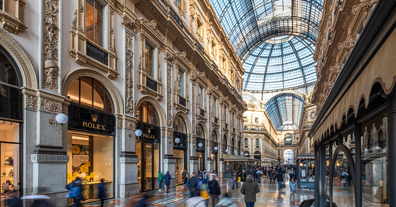 ROLEX AND ROCCA ARE PLEASED TO ANNOUNCE THE OPENING OF A NEW BOUTIQUE IN MILAN’S GALLERIA VITTORIO EMANUELE II